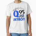 Q 95 Fm 90S Detroit Radio Station T-Shirt - Graphic Print for Adults - T-Shirt, Sweatshirt, Hoodie