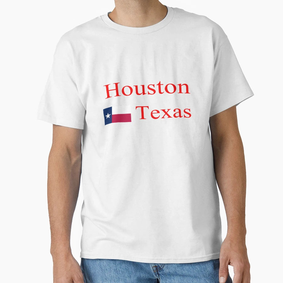 Houston Texas Stylish Prints T-Shirt - Minimalist Print Men Women - T-Shirt, Sweatshirt, Hoodie