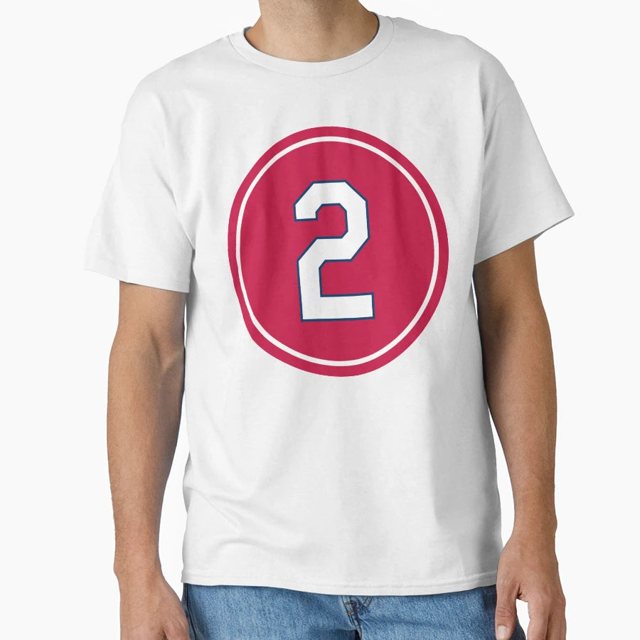 Red Schoendienst 2 Jersey Number T-Shirt - Aesthetic Graphic Men Women - T-Shirt, Sweatshirt, Hoodie