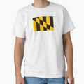 Baltimore Flag T-Shirt - Trendy Graphic Unisex - T-Shirt, Sweatshirt, Hoodie