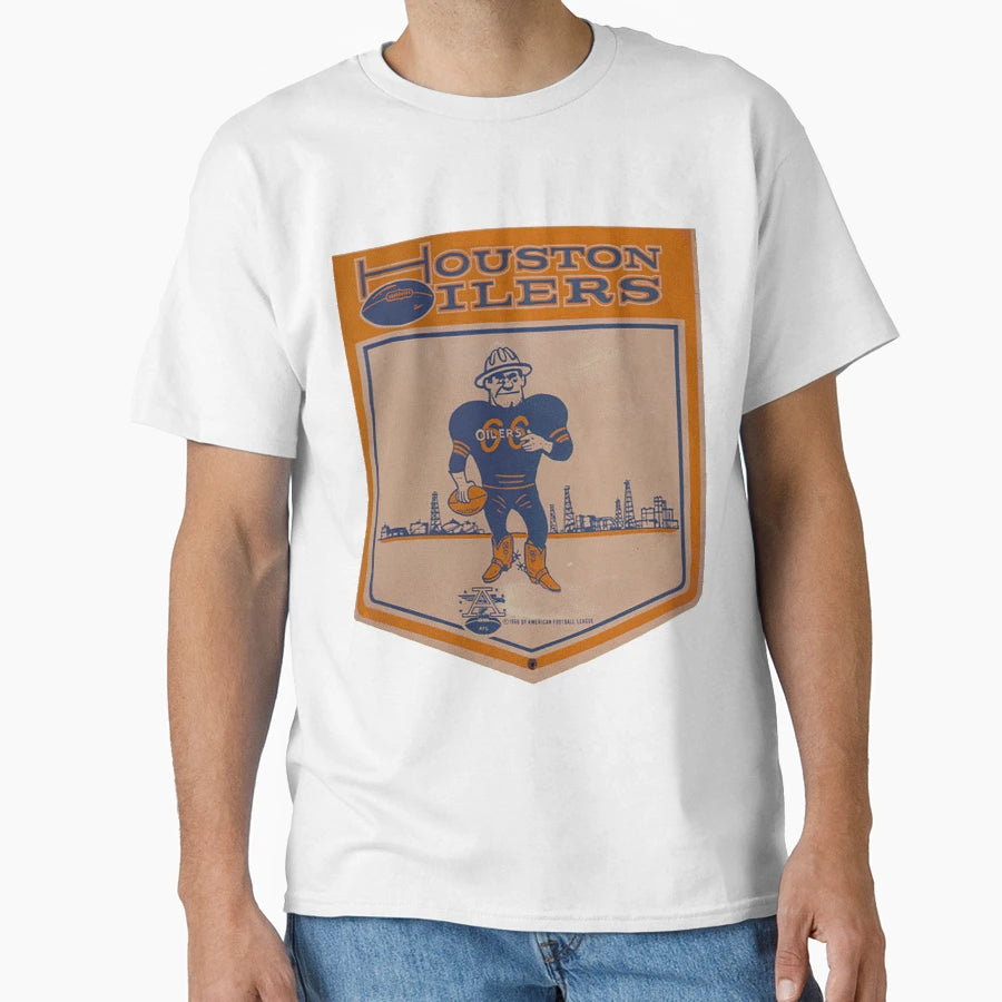 Houston Oilers T Shirthouston Oilers T-Shirt - Minimalist Print Unisex - T-Shirt, Sweatshirt, Hoodie