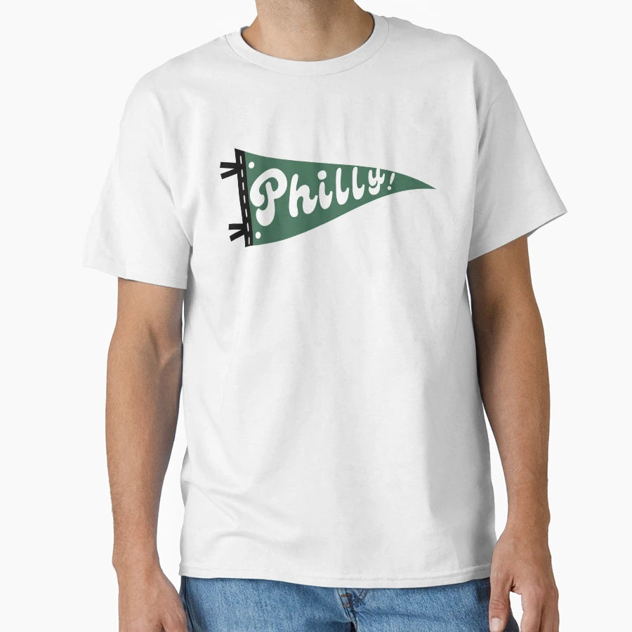 Philadelphia Banner T-Shirt - Aesthetic Graphic Men Women - T-Shirt, Sweatshirt, Hoodie