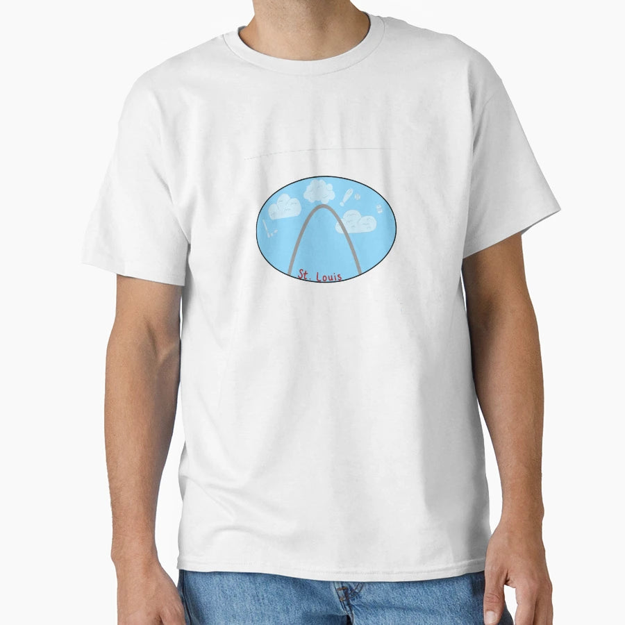 St Louis Arch T-Shirt - Custom Art Print Men Women - T-Shirt, Sweatshirt, Hoodie