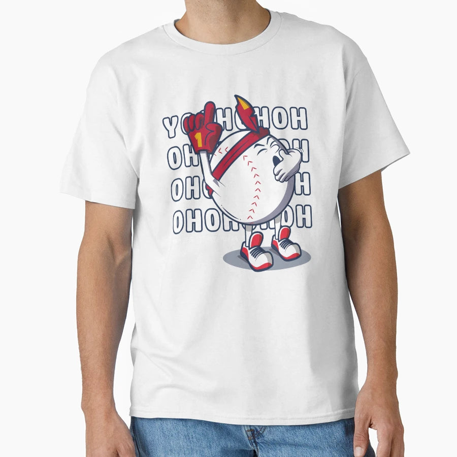 Funny Baseball Fan T-Shirt - Minimalist Print Men Women - T-Shirt, Sweatshirt, Hoodie