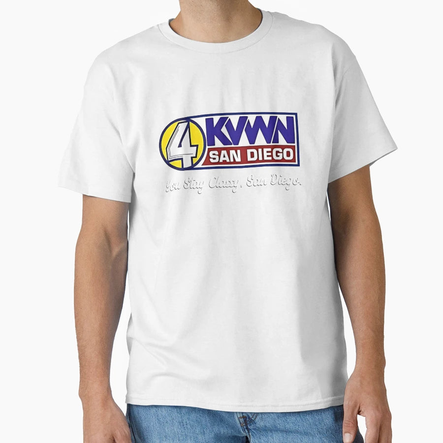 Kvwn Channel 4 News Anchorman T-Shirt - Unique Graphic Men Women - T-Shirt, Sweatshirt, Hoodie