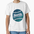 Seattle Baseball T-Shirt - Graphic Print Unisex - T-Shirt, Sweatshirt, Hoodie