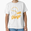 San Diego Baseball California T-Shirt - Casual Everyday Wear Unisex - T-Shirt, Sweatshirt, Hoodie