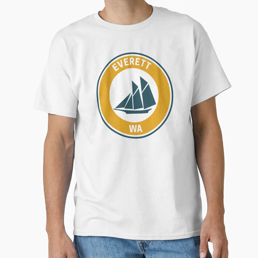 Everett Washington T-Shirt - Graphic Print Men Women - T-Shirt, Sweatshirt, Hoodie