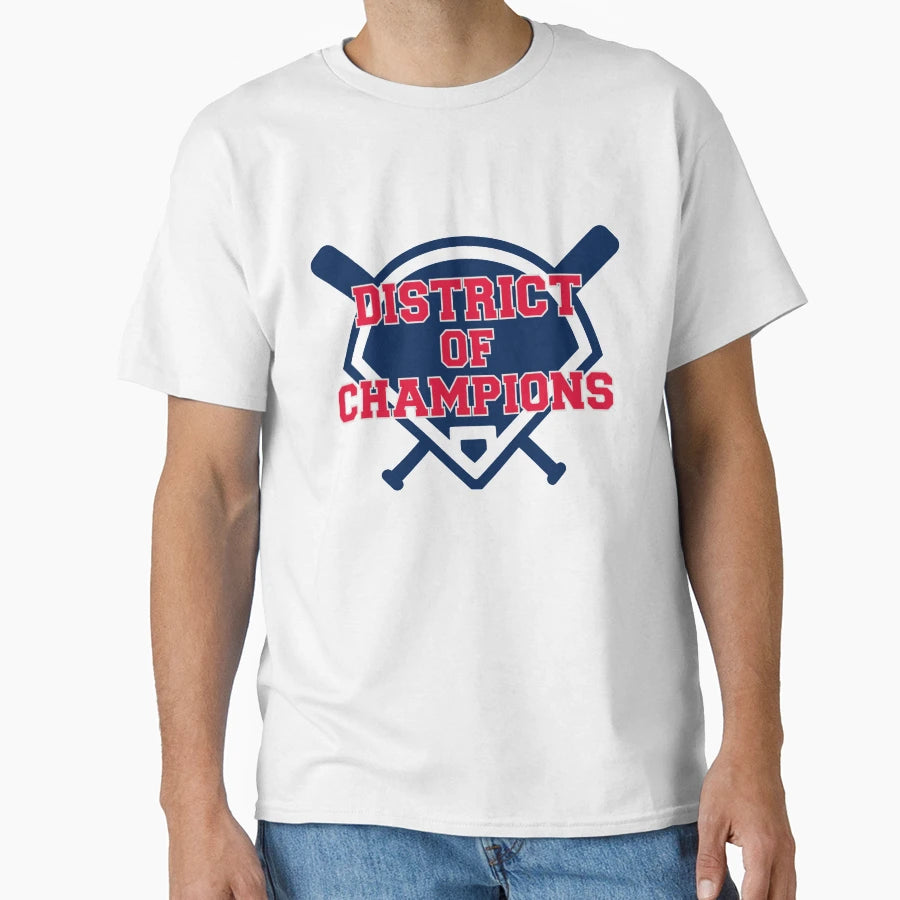 District Champions Baseball T-Shirt - Graphic Print Men Women - T-Shirt, Sweatshirt, Hoodie