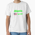 Atlanta Georgia Stylish Prints T-Shirt - Custom Art Print Unisex - T-Shirt, Sweatshirt, Hoodie