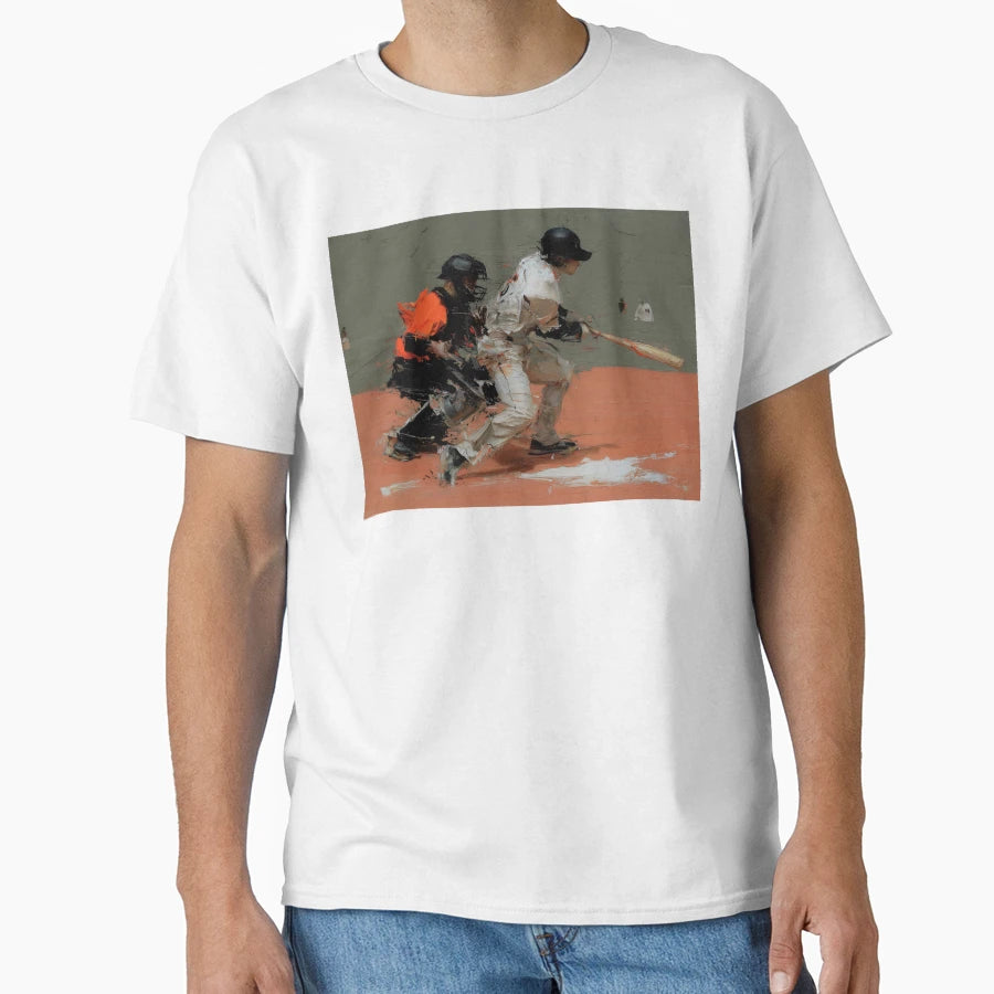 Baseball Game Action T-Shirt - Novelty Apparel Unisex - T-Shirt, Sweatshirt, Hoodie