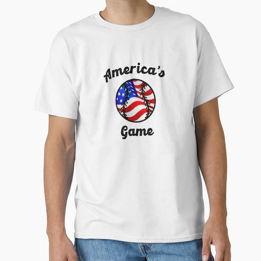 Americas Game T-Shirt - Minimalist Print Unisex - T-Shirt, Sweatshirt, Hoodie