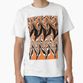 Warped Orange Black And White T-Shirt - Fun Novelty Design Men Women - T-Shirt, Sweatshirt, Hoodie