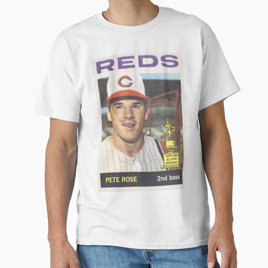 Pete Rose 1964 Rookie All Star T-Shirt - Novelty Apparel for Adults - T-Shirt, Sweatshirt, Hoodie