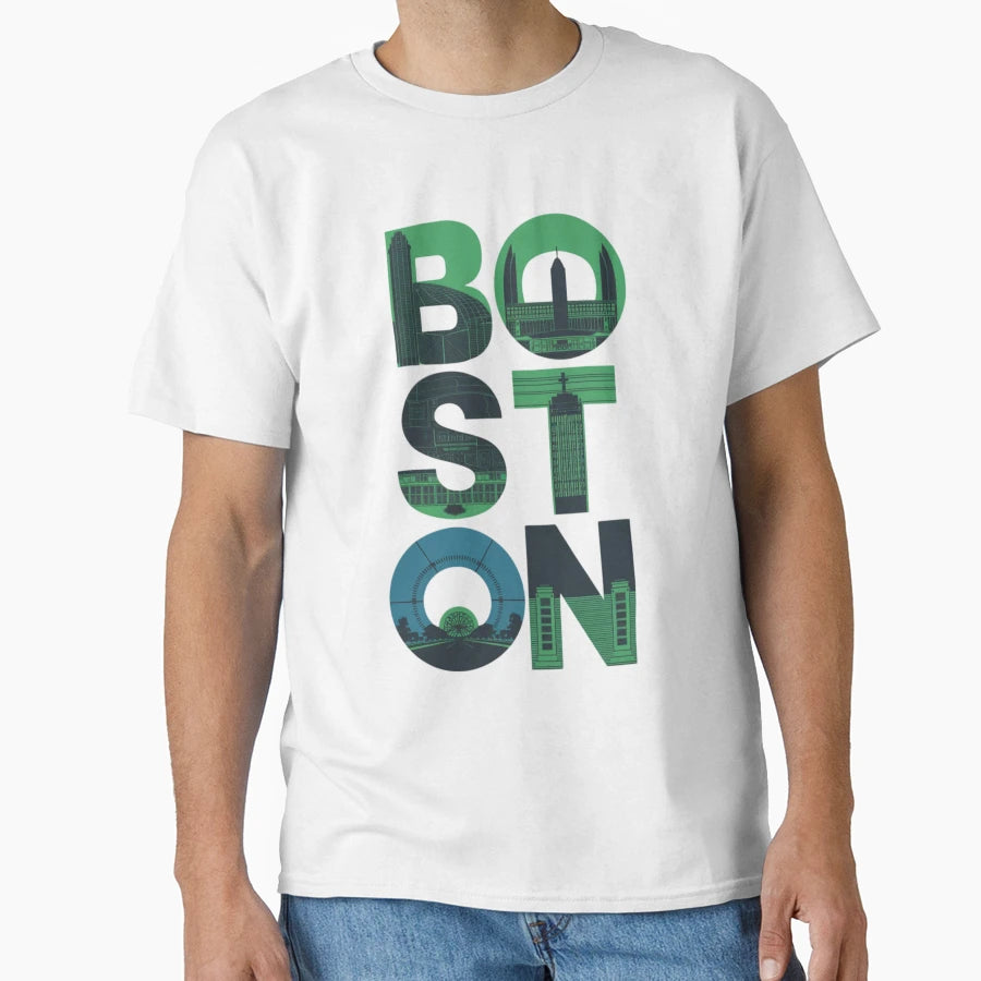 Boston T-Shirt - Graphic Print for Adults - T-Shirt, Sweatshirt, Hoodie