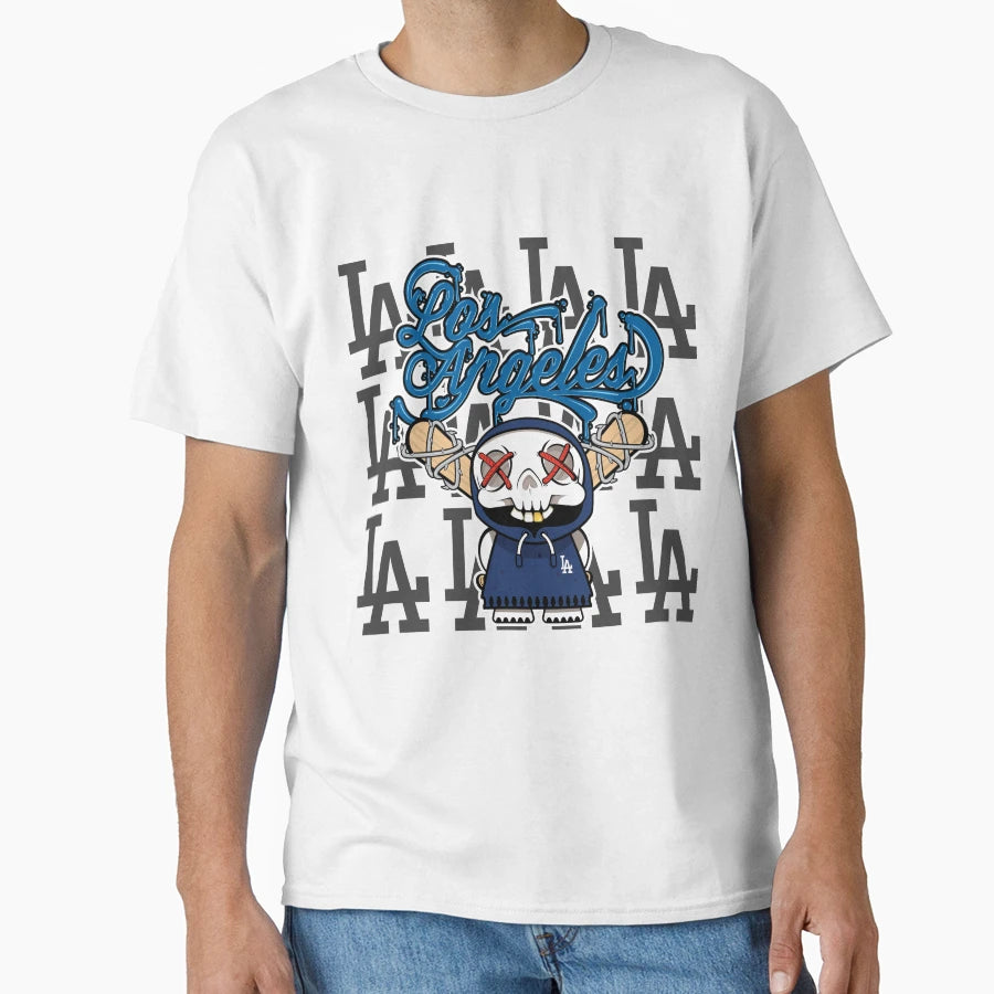 Los Angeles Skull T-Shirt - Novelty Apparel Unisex - T-Shirt, Sweatshirt, Hoodie