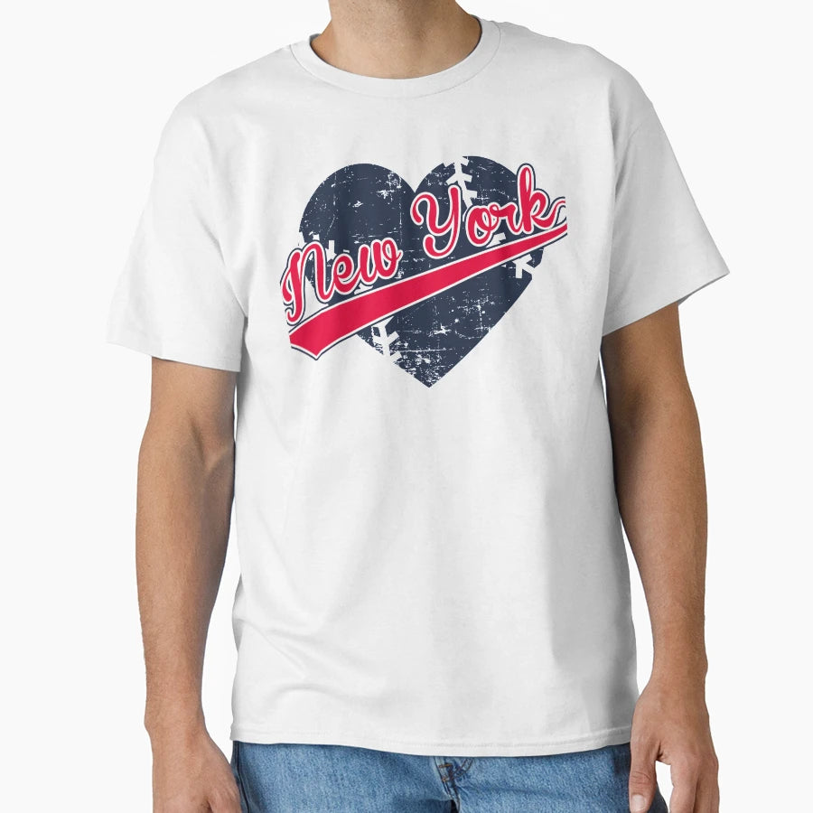 I Love New York Ny Bronx Baseball T-Shirt - Fun Novelty Design for Adults - T-Shirt, Sweatshirt, Hoodie