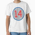 Ernie Banks 14 Jersey Number T-Shirt - Graphic Print Men Women - T-Shirt, Sweatshirt, Hoodie