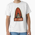 St Louis Travel T-Shirt - Minimalist Print Unisex - T-Shirt, Sweatshirt, Hoodie