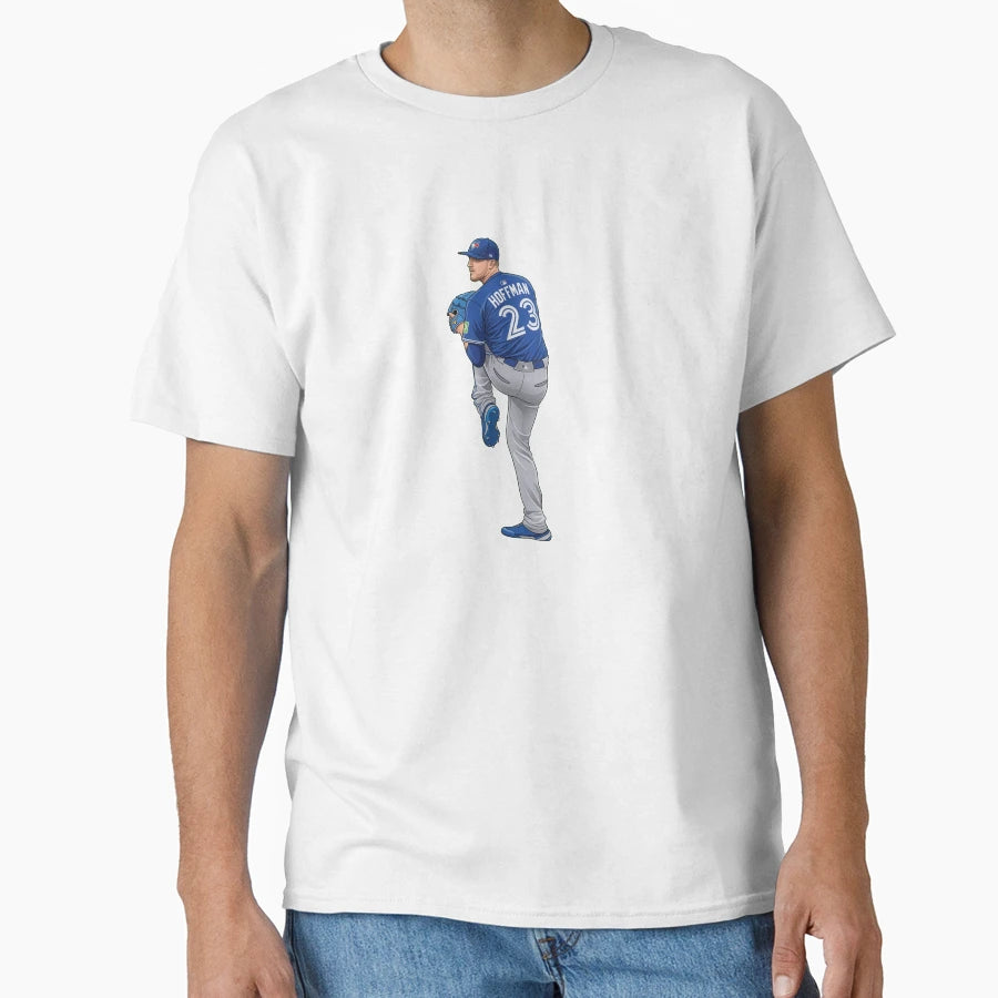 Jeff Hoffman 23 Pitching T-Shirt - Fun Novelty Design Men Women - T-Shirt, Sweatshirt, Hoodie