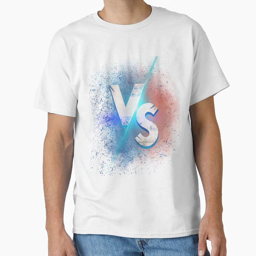 Letter Vs T-Shirt - Minimalist Print for Adults - T-Shirt, Sweatshirt, Hoodie