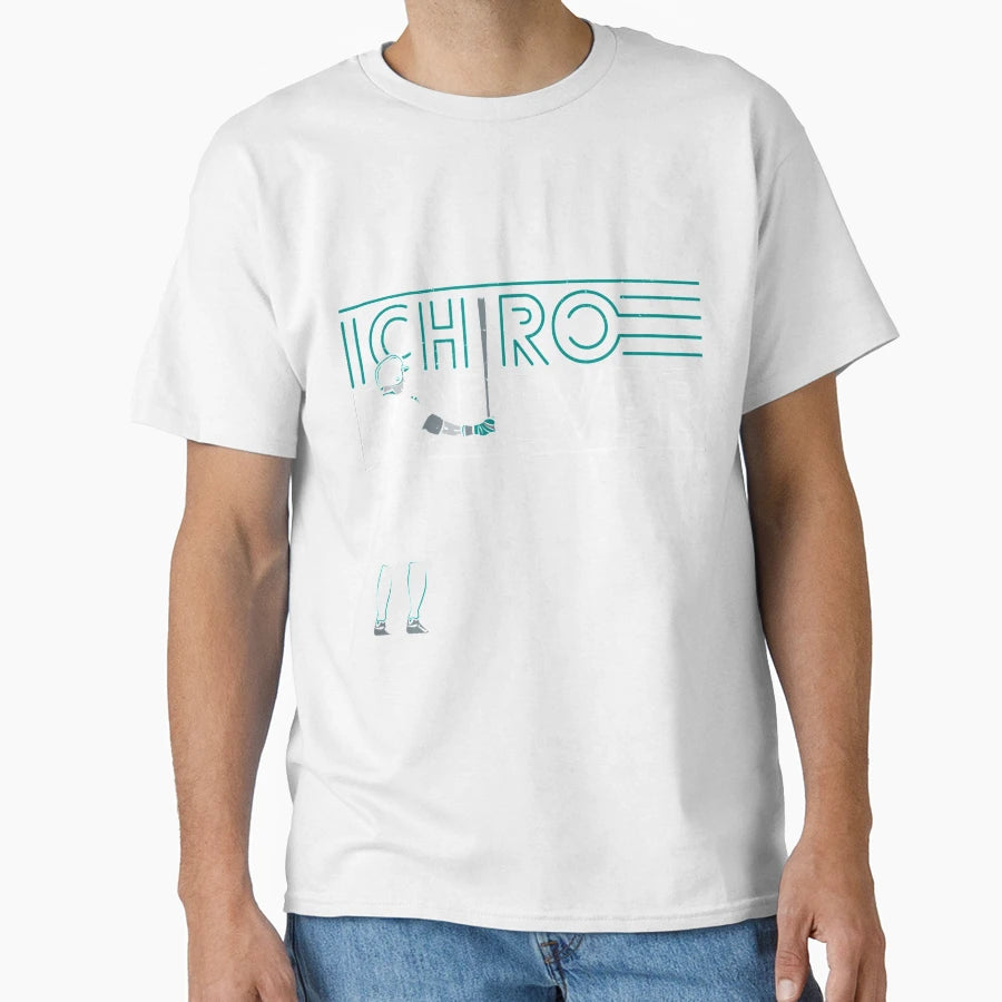 Ichiro Suzuki Ichiro Baseball T-Shirt - Novelty Apparel for Adults - T-Shirt, Sweatshirt, Hoodie