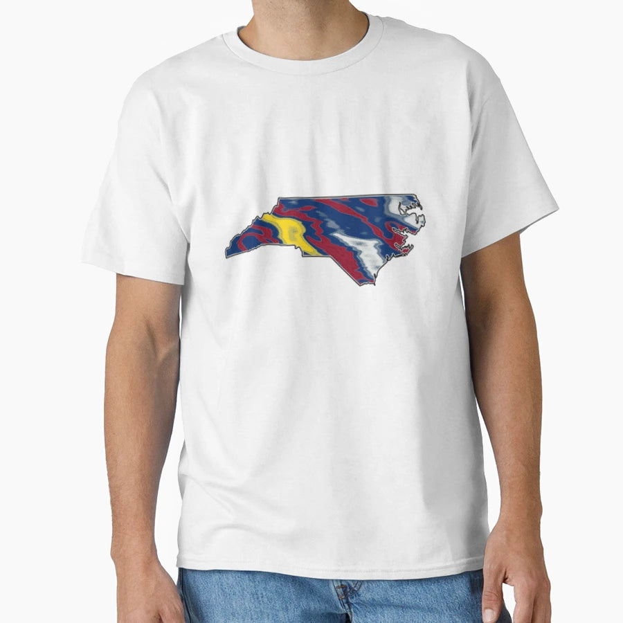 Abstract North Carolina State T-Shirt - Graphic Print Men Women - T-Shirt, Sweatshirt, Hoodie