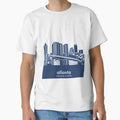 Iconic Atlanta T-Shirt - Casual Everyday Wear Men Women - T-Shirt, Sweatshirt, Hoodie