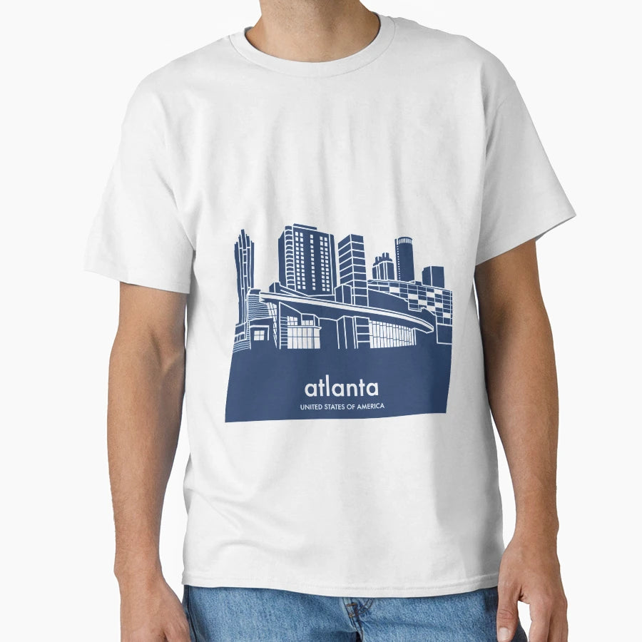Iconic Atlanta T-Shirt - Casual Everyday Wear Men Women - T-Shirt, Sweatshirt, Hoodie