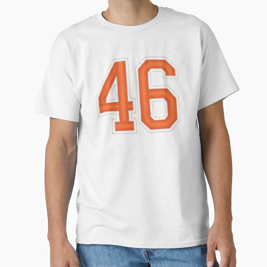 Sports Number 46 Jersey Forty Six T-Shirt - Trendy Graphic for Adults - T-Shirt, Sweatshirt, Hoodie