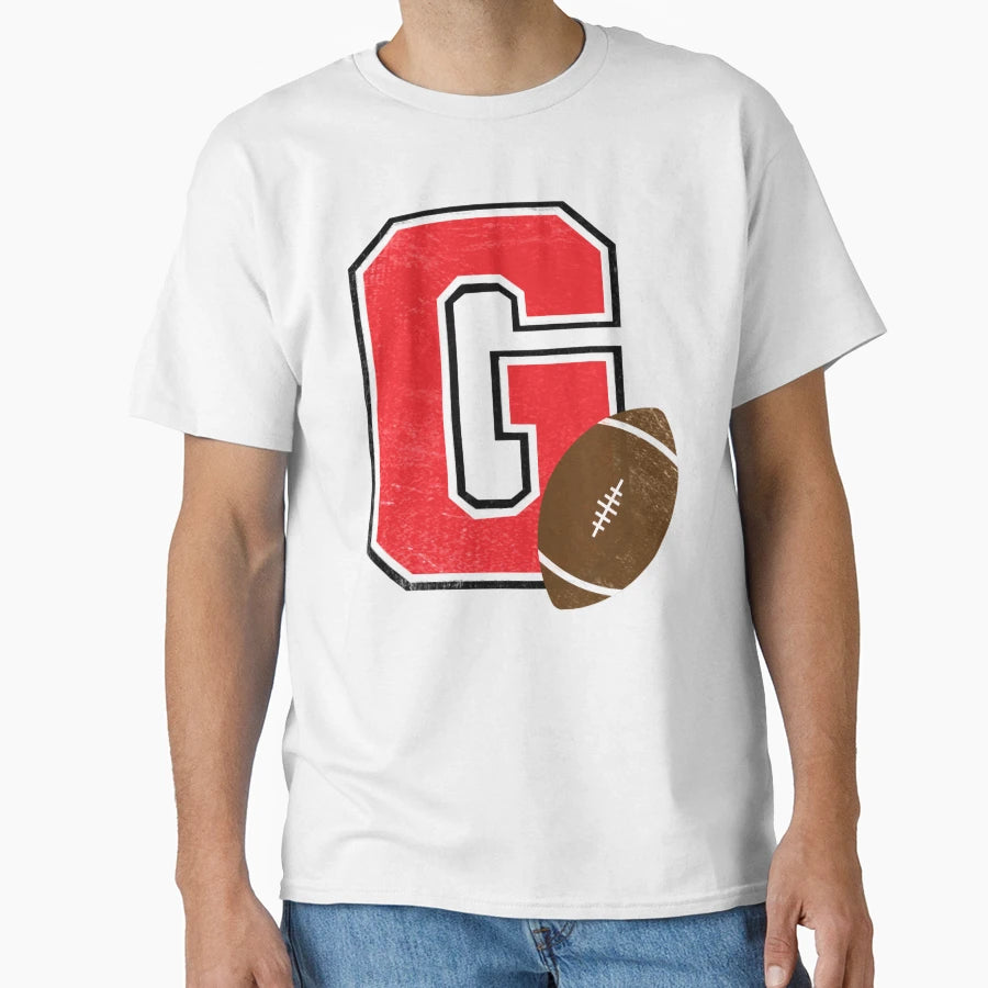 G Football T-Shirt - Custom Art Print for Adults - T-Shirt, Sweatshirt, Hoodie