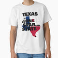Texas Lone Starbase State T-Shirt - Fun Novelty Design for Adults - T-Shirt, Sweatshirt, Hoodie