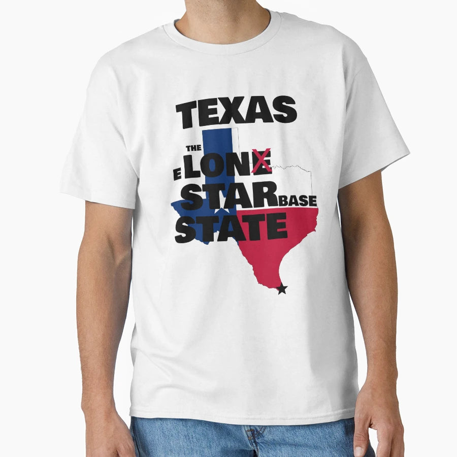 Texas Lone Starbase State T-Shirt - Fun Novelty Design for Adults - T-Shirt, Sweatshirt, Hoodie