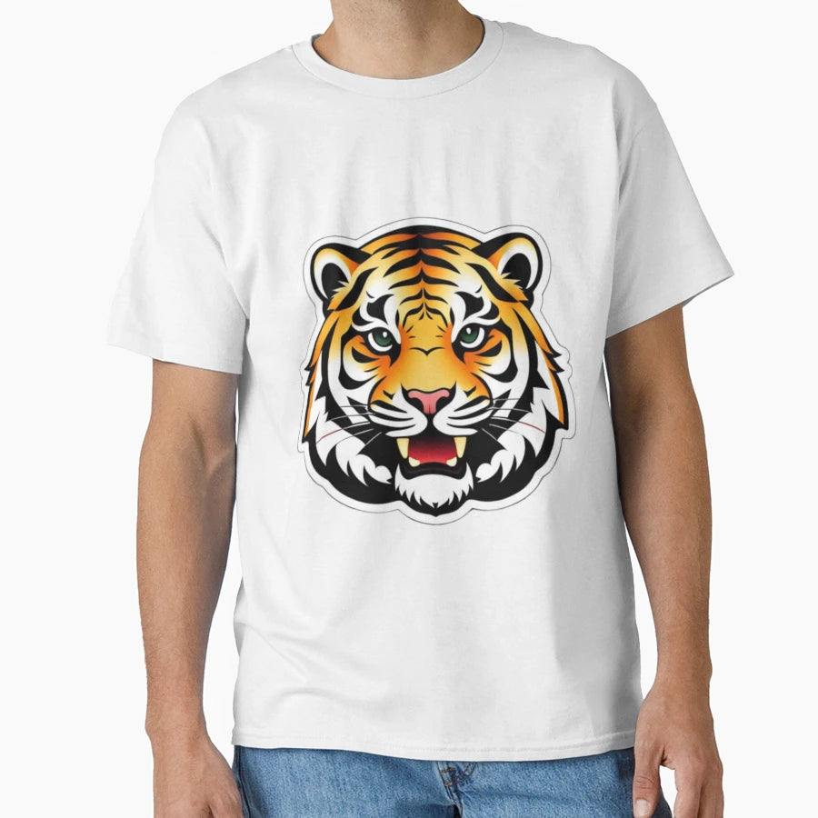 Tiger Cat T-Shirt - Trendy Graphic Unisex - T-Shirt, Sweatshirt, Hoodie