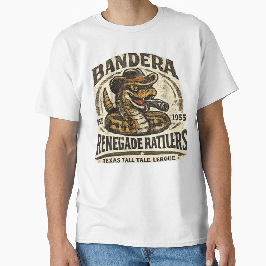 Texas Tall Tale League Bandera Renegade T-Shirt - Graphic Print Unisex - T-Shirt, Sweatshirt, Hoodie