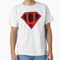 Letter U Super Letter Vol 3 T-Shirt - Aesthetic Graphic Unisex - T-Shirt, Sweatshirt, Hoodie