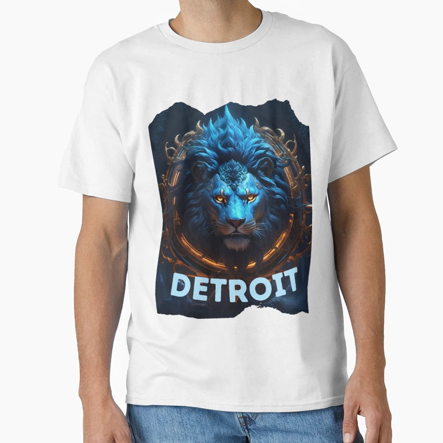 Detroit Shirts And Much More T-Shirt - Custom Art Print Unisex - T-Shirt, Sweatshirt, Hoodie