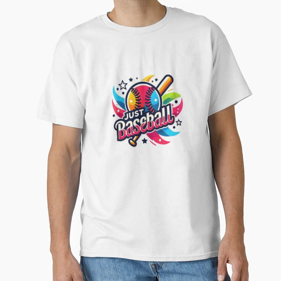 Just Baseball T-Shirt - Custom Art Print for Adults - T-Shirt, Sweatshirt, Hoodie