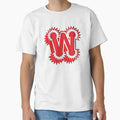 W Initial Letter W T-Shirt - Minimalist Print Men Women - T-Shirt, Sweatshirt, Hoodie