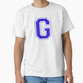 Varsity Letter G T-Shirt - Graphic Print Unisex - T-Shirt, Sweatshirt, Hoodie