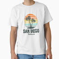 San Diego California Palm Trees T-Shirt - Trendy Graphic Unisex - T-Shirt, Sweatshirt, Hoodie