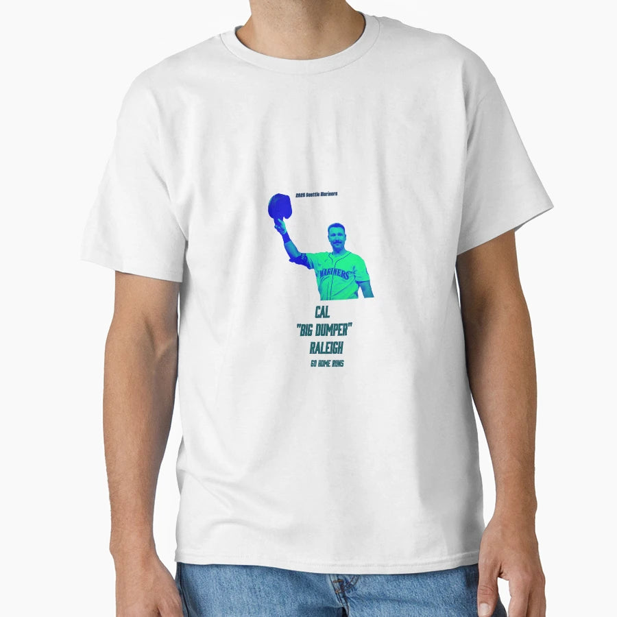 Cal Raleigh Mariners 60 Home Runs 2025 T-Shirt - Unique Graphic Men Women - T-Shirt, Sweatshirt, Hoodie