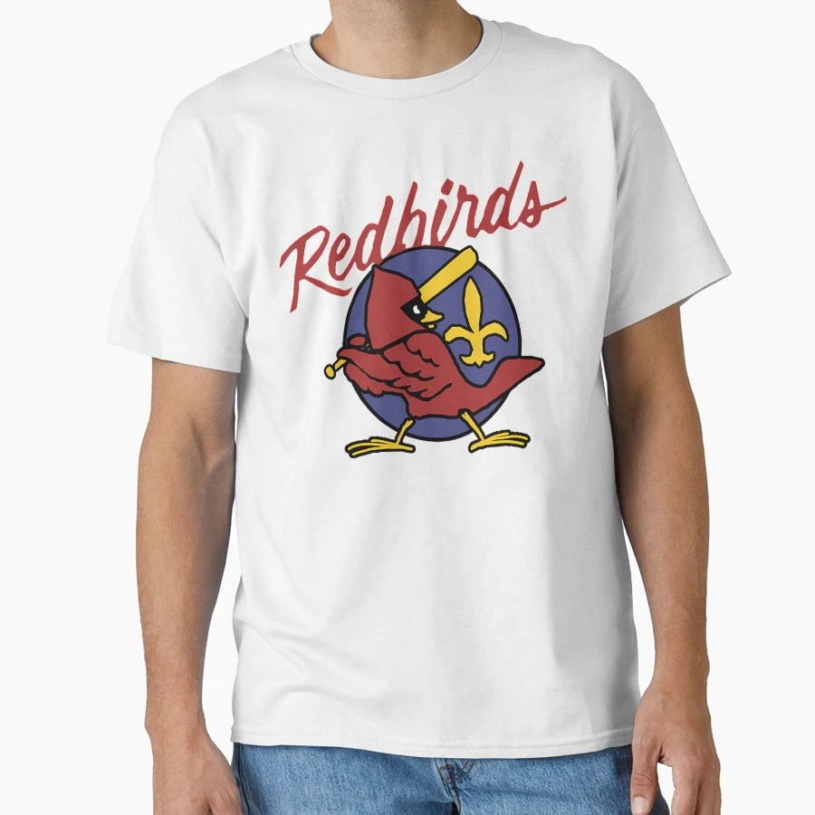Louisville Redbirds Minor League T-Shirt - Fun Novelty Design for Adults - T-Shirt, Sweatshirt, Hoodie