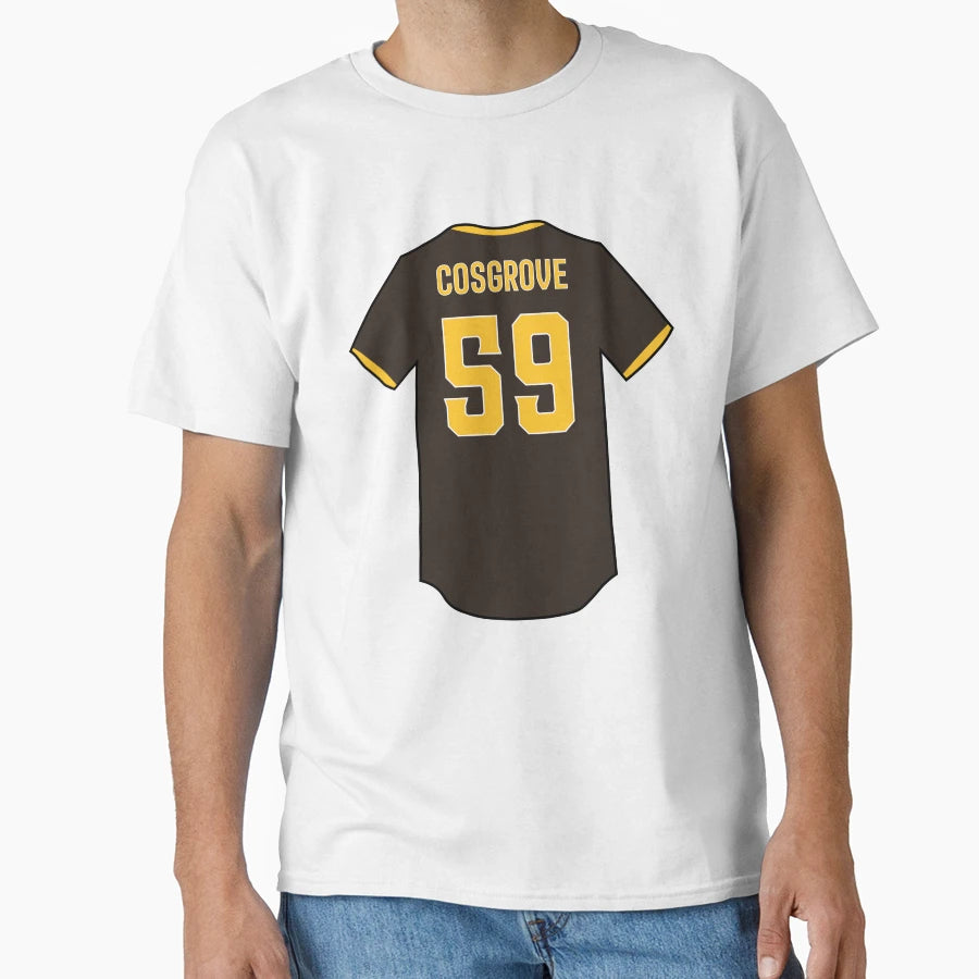 Tom Cosgrove Jersey T-Shirt - Minimalist Print for Adults - T-Shirt, Sweatshirt, Hoodie