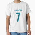 Christiano Ronaldo Madrid Home T-Shirt - Custom Art Print for Adults - T-Shirt, Sweatshirt, Hoodie