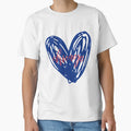Chicago Heart 3 T-Shirt - Minimalist Print for Adults - T-Shirt, Sweatshirt, Hoodie