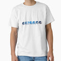 Chicago Blue T-Shirt - Custom Art Print Unisex - T-Shirt, Sweatshirt, Hoodie