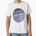 Cleveland Baseball T-Shirt - Minimalist Print Men Women - T-Shirt, Sweatshirt, Hoodie