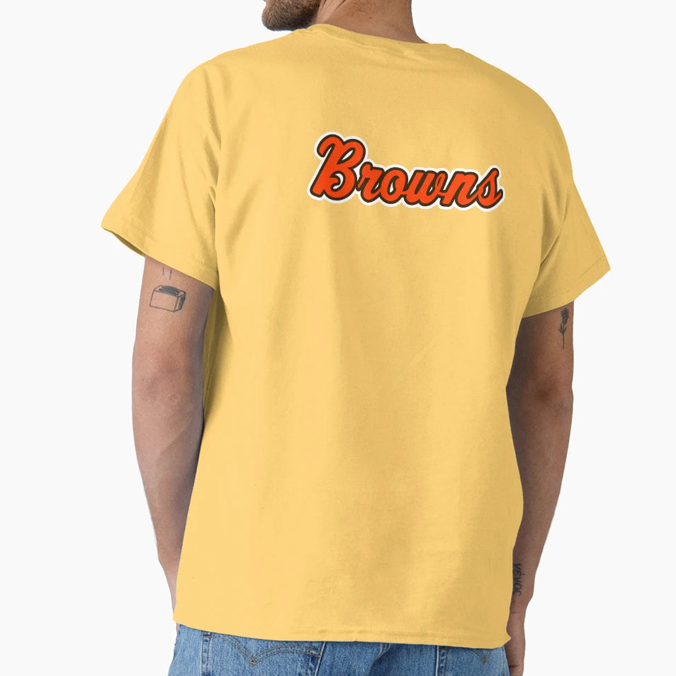 Browns Script T-Shirt - Minimalist Print Men Women - T-Shirt, Sweatshirt, Hoodie