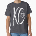 Kansas City Baseball Heart I Love Kc T-Shirt - Minimalist Print Unisex - T-Shirt, Sweatshirt, Hoodie